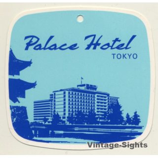 Tokyo / Japan: Palace Hotel (Vintage Luggage Tag)
