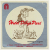 Semarang / Indonesia: Hotel Dibya (Vintage Self Adhesive Luggage Label / Sticker)
