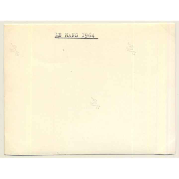 Le Mans 1964: N°64 AC Cobra / Fraissinet - De Mortemart (Vintage Photo)