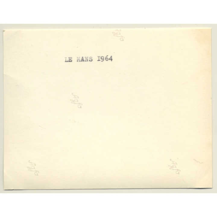 Le Mans 1964: N°12 Ford GT40 Mk.I After Crash / Attwood - Schlesser (Vintage Photo)