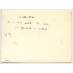 Le Mans 1964: N°55 René Bonnet Aérojet / Beltoise - Laureau*3 (Vintage Photo)