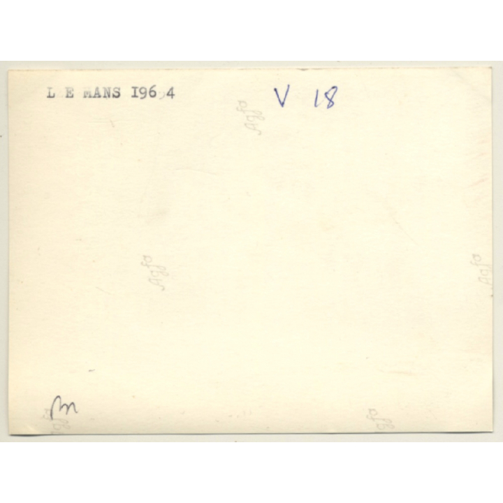 Le Mans 1964: N°50 Triumph Spitfire*2 / Hobbs - Slotemaker (Vintage Photo)