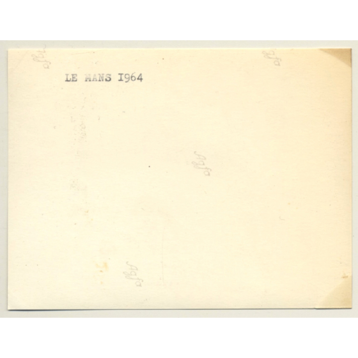 Le Mans 1964: Photojournalist With Huge Telephoto Lens (Vintage Photo)