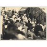 24 Hours Of Le Mans 1964: Spectators On Their Way To The Tribune (Vintage Photo)