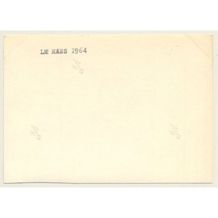 24 Hours Of Le Mans 1964: Spectators On Their Way To The Tribune (Vintage Photo)