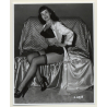 Irving Klaw: Bettie Page In Black Lingerie & Gown 2098 / Pin-Up - BDSM (Vintage Photo USA)