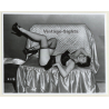 Irving Klaw: Bettie Page On Her Back 2114 / Pin-Up - BDSM (Vintage Photo USA)