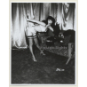 Irving Klaw: Surprised Bettie Page 3410 / Pin-Up - BDSM (Vintage Photo USA)