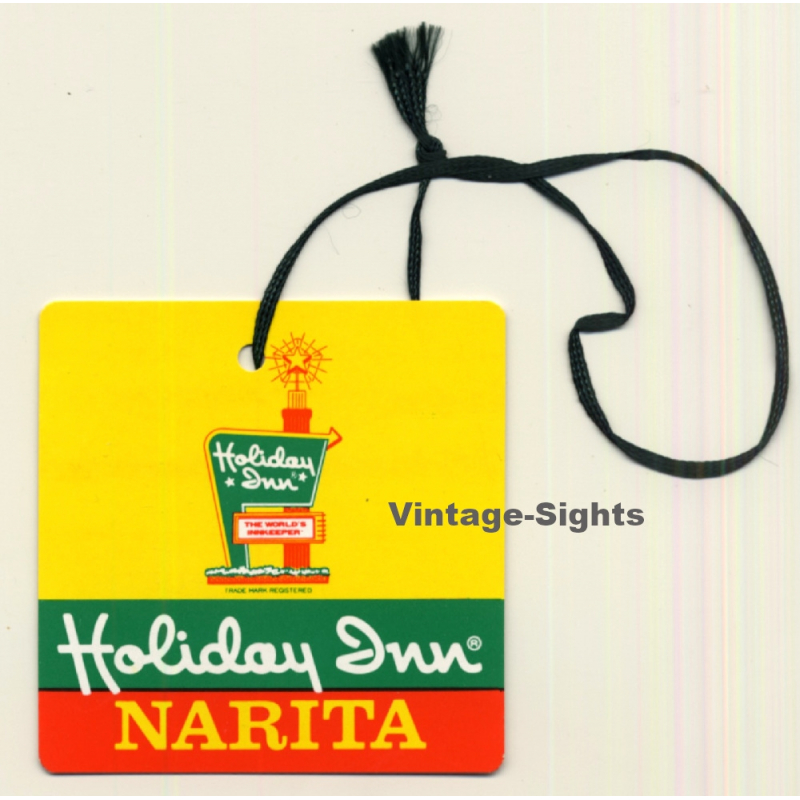 Tokyo / Japan: Holiday Inn Narita (Vintage Hotel Luggage Tag)