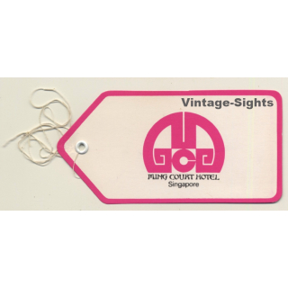 Singapore: Ming Court Hotel (Vintage Luggage Tag)