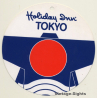 Tokyo / Japan: Holiday Inn (Vintage Hotel Luggage Tag)