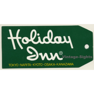 Japan: Holiday Inn Tokyo - Kyoto - Osaka - Kanazawa (Vintage Hotel Luggage Tag)