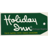 Japan: Holiday Inn Tokyo - Kyoto - Osaka - Kanazawa (Vintage Hotel Luggage Tag)
