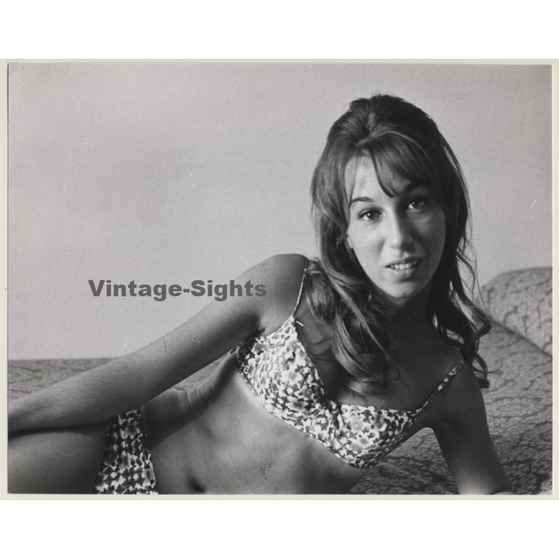 Jerri Bram (1942): Pretty Young Brunette In Bikini (Vintage Photo ~1970s)