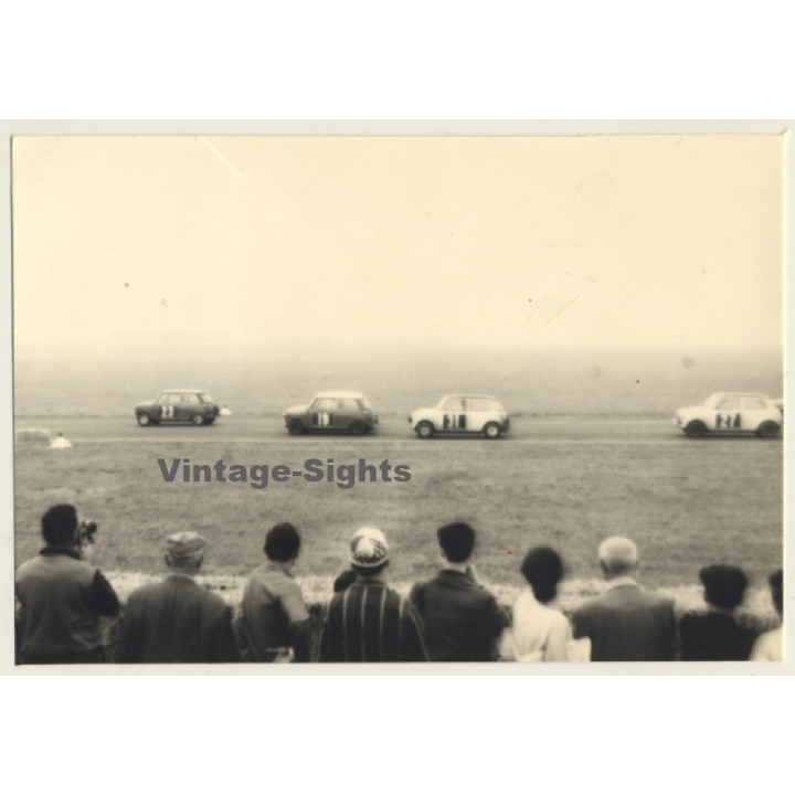 Tour De France 1964: N°23 N°19 N°31 N°27 Austin Mini Cooper S (Vintage Photo)