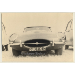 Tour De France 1964: Jaguar E Type - Front View (Vintage Photo)