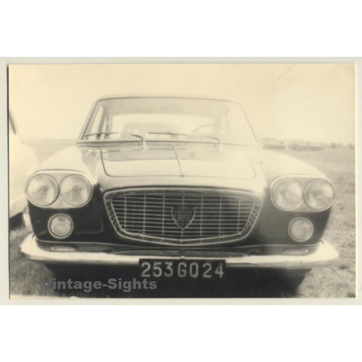 Tour De France 1964: Lancia Flaminia - Front View (Vintage Photo)