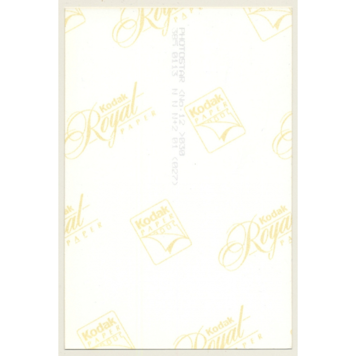 Slim Blonde Nude On Sideboard (Vintage Photo France 1990s)