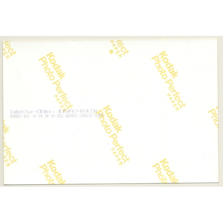 Rear View: Slim Blonde Nude On Bed Reading / Tan Lines (Vintage Photo France 1990s)