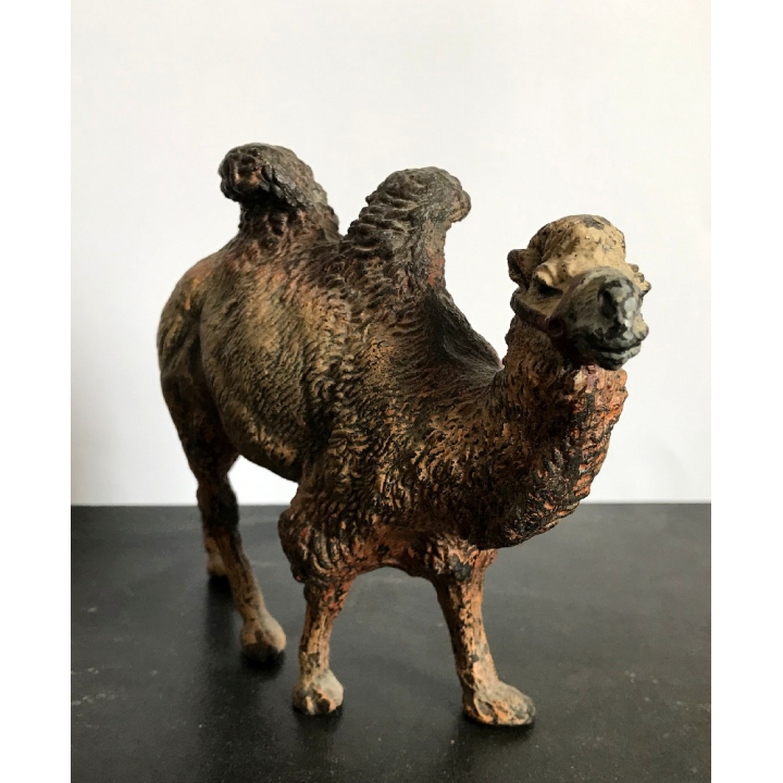 Bactrian Camel / Kamel*6 (Vintage German LINEOL/ELASTOLIN Figure)