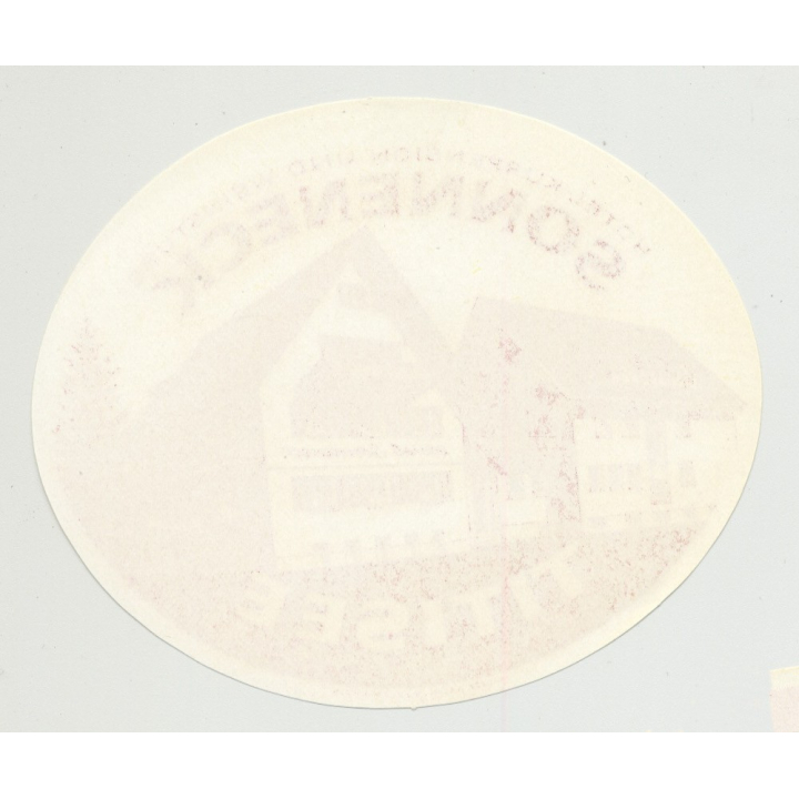 Hotel Kurpension & Weinstube Sonneneck - Titisee / Germany (Vintage Luggage Label)
