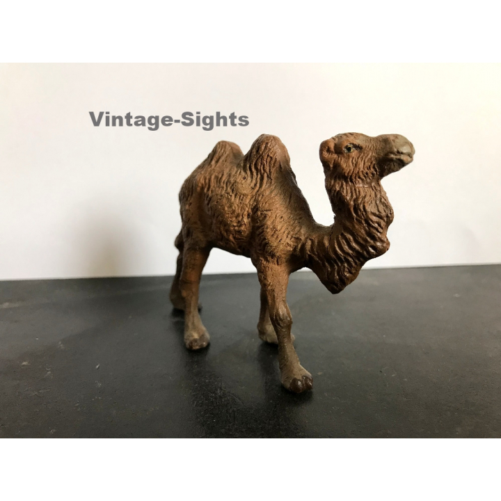 Bactrian Camel / Kamel*7 (Vintage German LINEOL/ELASTOLIN Figure)