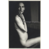 Jerri Bram (1942): Pensive Portrait Of Slim Nude Female (Vintage Photo ~1970s)