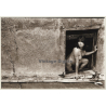 Jerri Bram (1942): Pregnant Nude Female Looking Out Of Window (Vintage Photo ~1970s)
