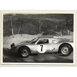 Rallye Du Limousin 1964: N°7 Porsche 904 GTS / Buchet - Valadas*2 (Vintage Photo)