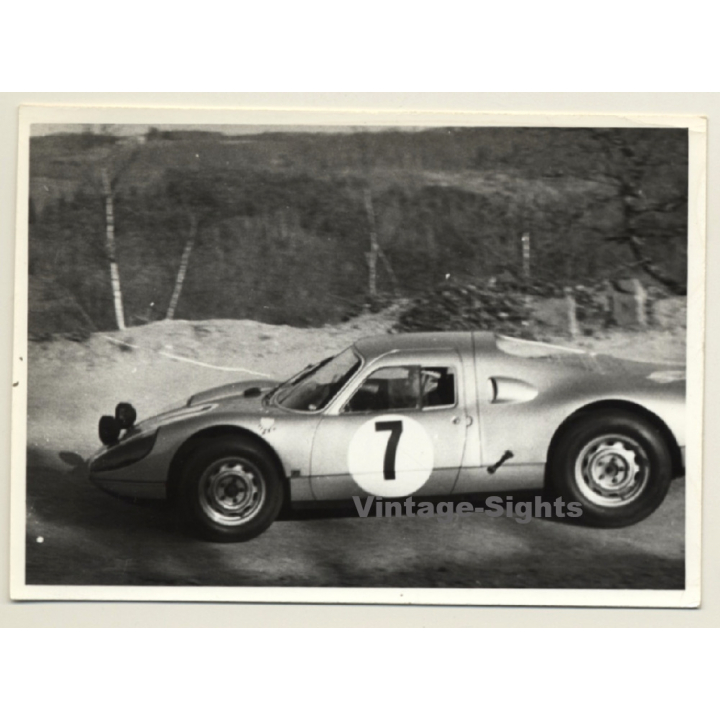 Rallye Du Limousin 1964: N°7 Porsche 904 GTS / Buchet - Valadas*2 (Vintage Photo)