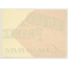 Lausanne / Switzerland: Hotel De France Suisse  (Vintage Luggage Label)