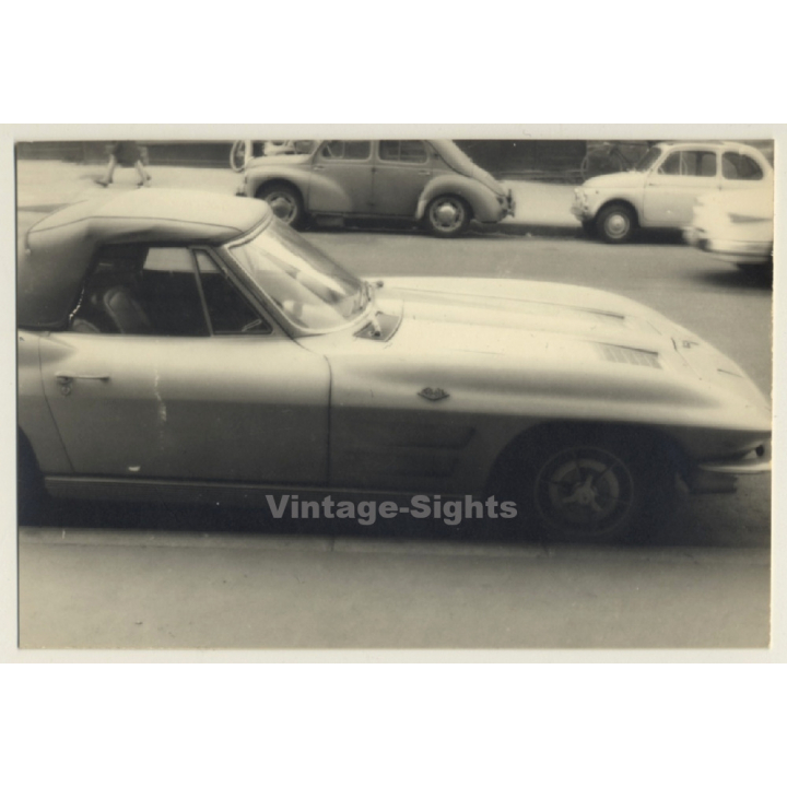Rallye Du Limousin 1964: Chevrolet Corvette Cabrio*1 (Vintage Photo)