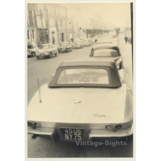 Rallye Du Limousin 1964: Chevrolet Corvette Cabrio*2 (Vintage Photo)