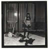 Mistress & Blonde Maid In Bondage*5 / Catfight - BDSM (Vintage Contact Sheet Photo 1970s)
