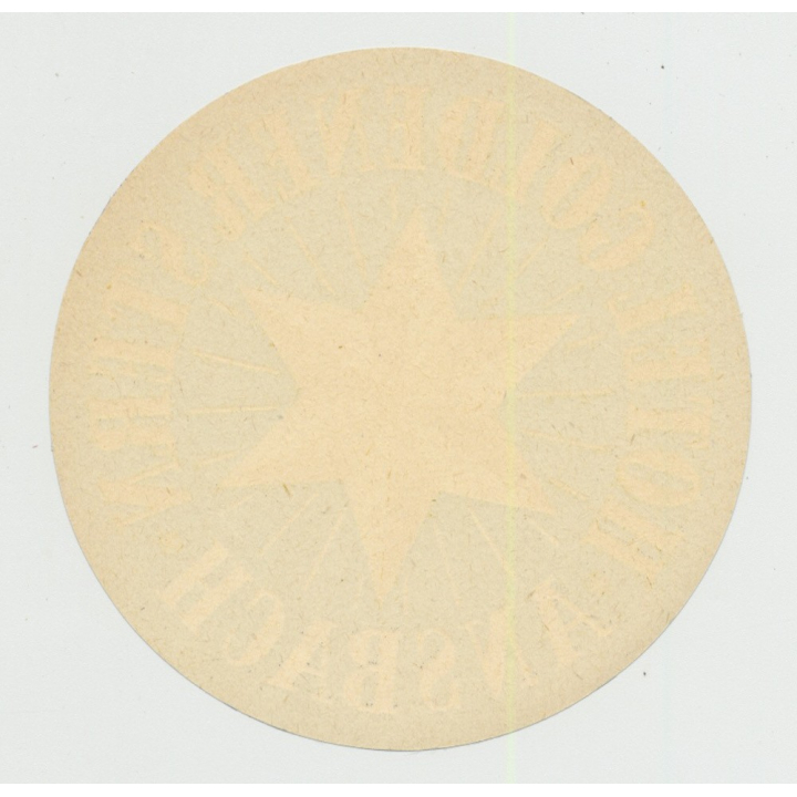 Hotel Goldener Stern - Ansbach / Germany (Vintage Luggage Label)