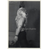 Petite Semi Nude Blonde Maid In Bondage / Boobs - BDSM (2nd Gen.Photo ~1960s)