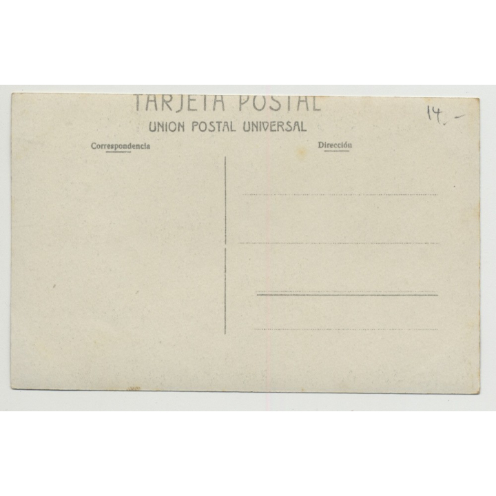 07001 View Over Port Of Palma de Mallorca - Baleares / Spain (Vintage PC 1920s/1930s)