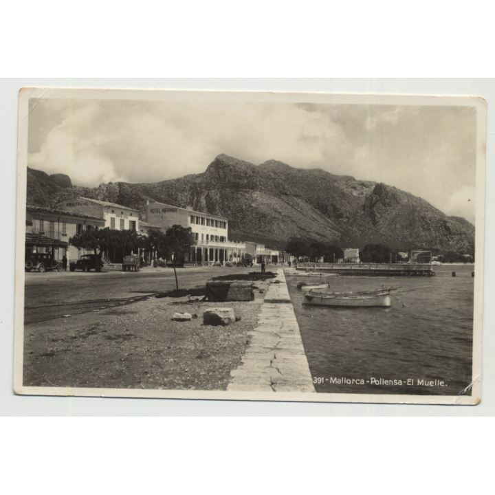07460 Pollensa: Hotel Miramar, El Muelle / Mallorca - Baleares / Spain (Vintage PC)