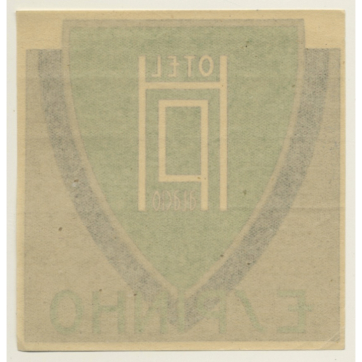 Espinho / Portugal: Hotel Palacio (Vintage Luggage Label)