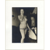 R.Folco: Natural Nude Woman Standing (Vintage Photo France 1970s)