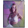 Lingerie Advertisement: Pretty Blonde W. White Bra (Vintage Diapositive 1970s/1980s)