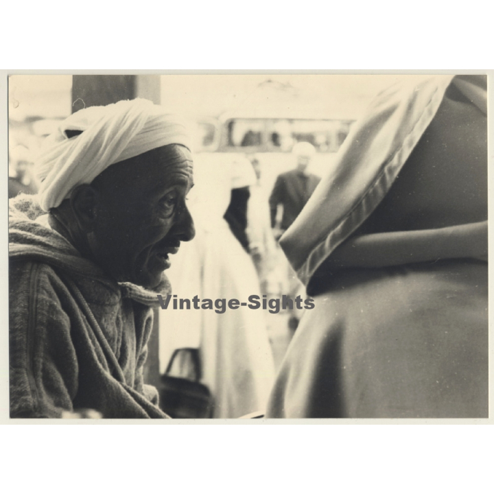 Jerri Bram (1942): Elder Afghan Man With Turban (Vintage Photo ~1970s)