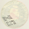 Rome / Italy: Hotel Atlantico Roma / Sailing Ship (Vintage Luggage Label 1940s/1950s)