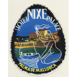 Palma De Mallorca / Spain: Hotel Nixe Palace (Vintage Luggage Label)