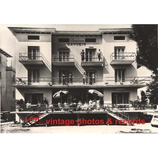 Pensione Danubio - 47838 Rimini / Italy (Vintage Photo 1959)