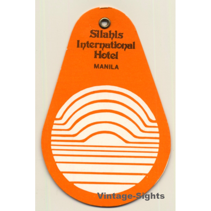 Manila / Philippines: Silahis International Hotel (Vintage Luggage Tag)