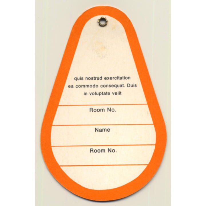 Manila / Philippines: Silahis International Hotel (Vintage Luggage Tag)