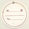 Osaka / Japan: Hotel New Osaka (Vintage Luggage Tag)