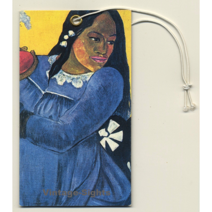 Tahiti / French Polynesia: Hotel Tahara'a (Vintage Luggage Tag)