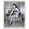 Irving Klaw: Mean Looking Mistress & Whip BA.P.203 / Pin-Up - BDSM (Vintage Photo USA)